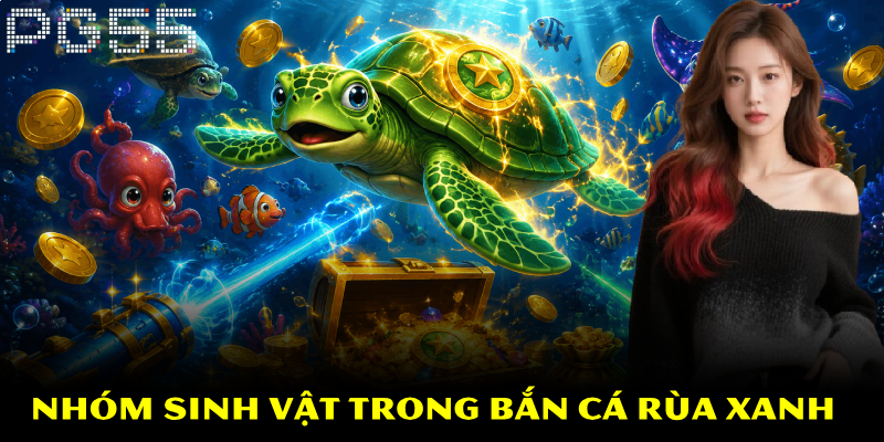 Bắn Cá Rùa Xanh – Cơ Hội Săn Thưởng Ngàn Vàng Hấp Dẫn 3 Nhóm sinh vật trong bắn cá Rùa Xanh